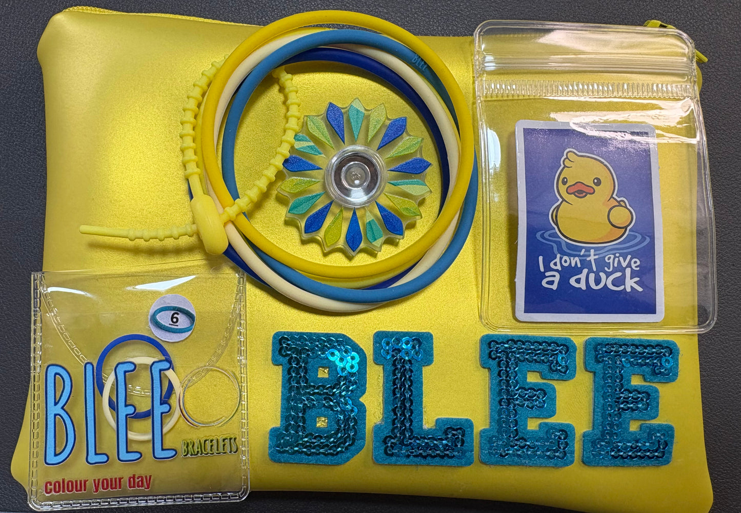 BLEE HIGH MINI FLIGHT yellow pouch