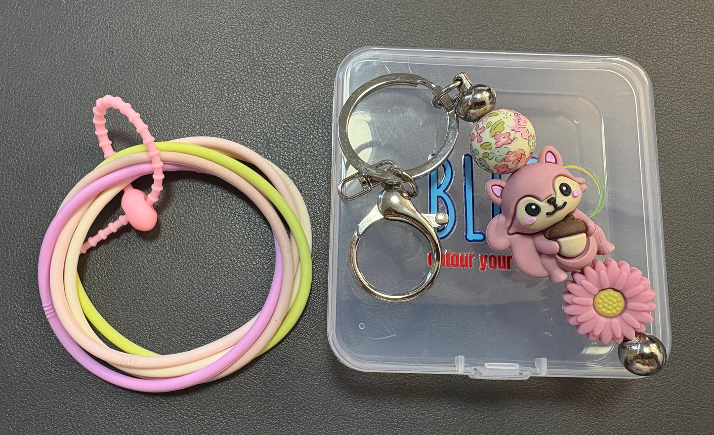 PINK SQUIRREL KEYCHAIN MINI FLIGHT