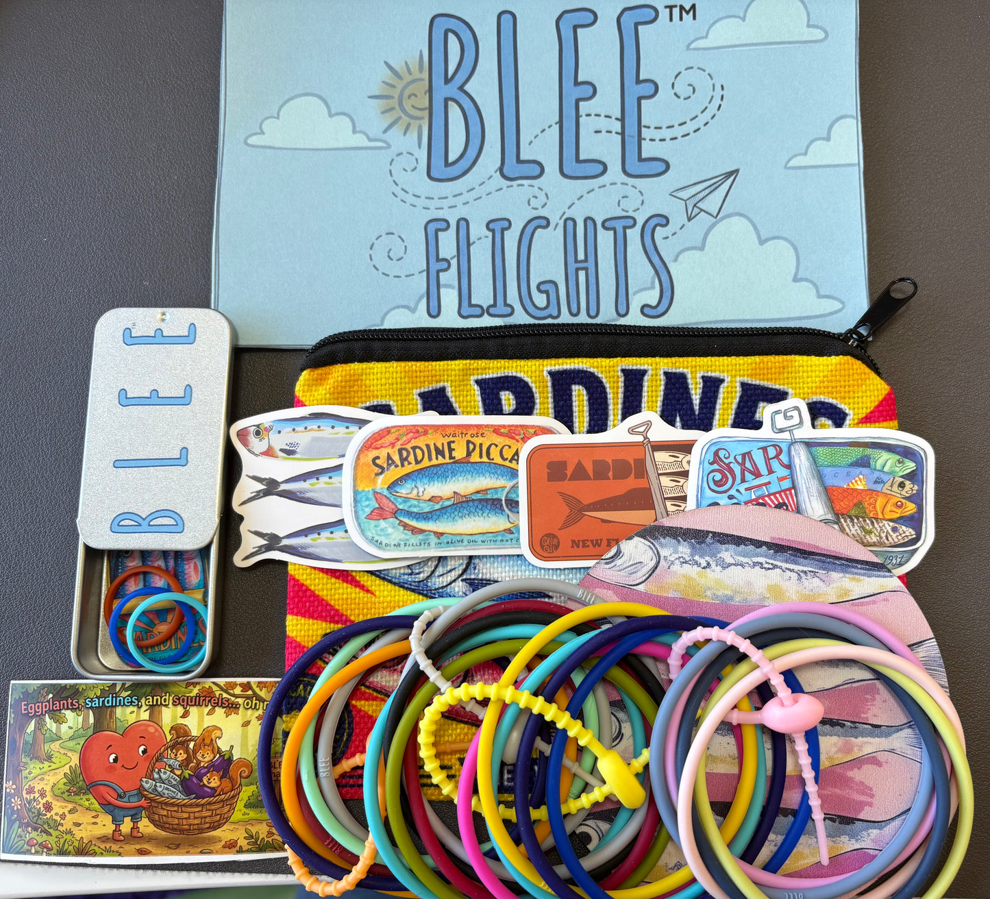 BLEE SARDINE FLIGHT (please state size in notes)