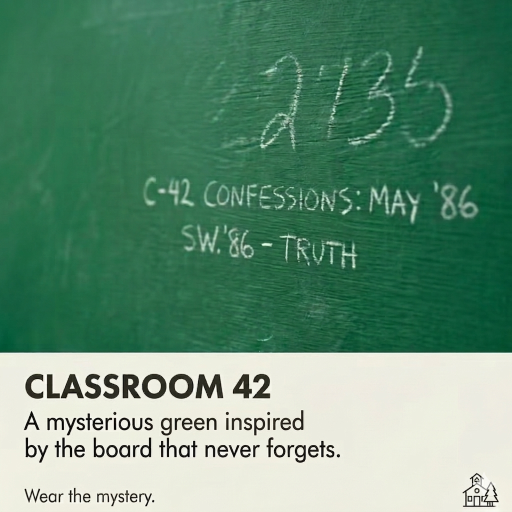 CLASSROOM 42 chalkboard green