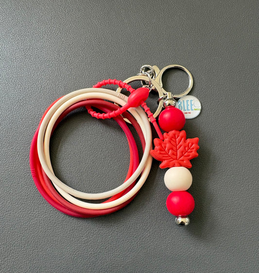 BLEE MINI FLIGHT WITH MAPLE LEAF KEYCHAIN SET