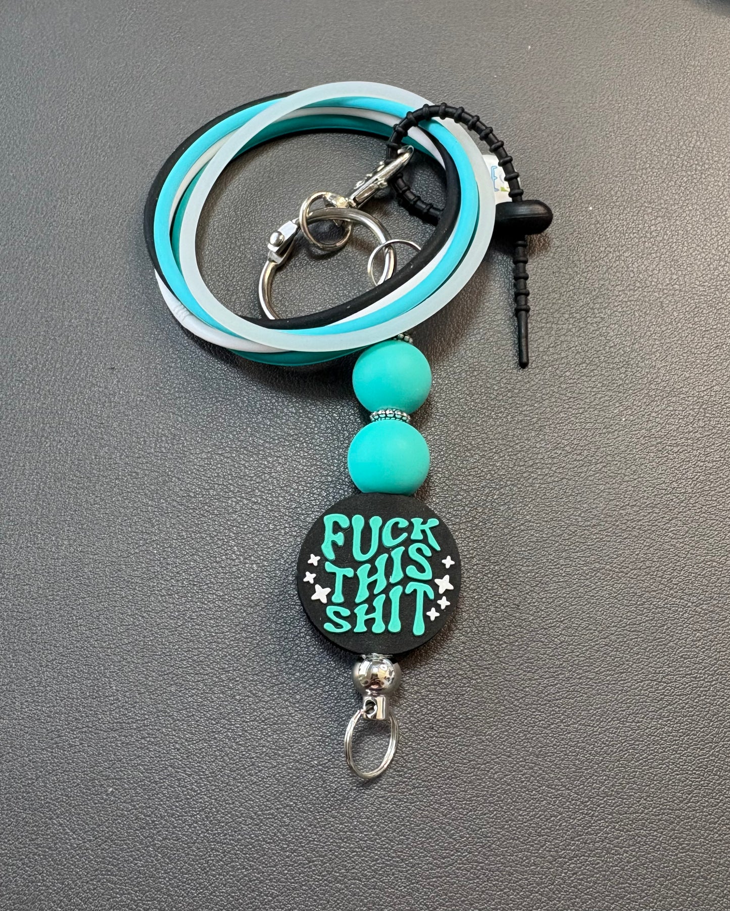 BLEE mini flight with FCKU THIS SHITE keychain