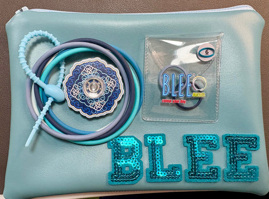 BLEE HIGH MINI FLIGHT blue pouch