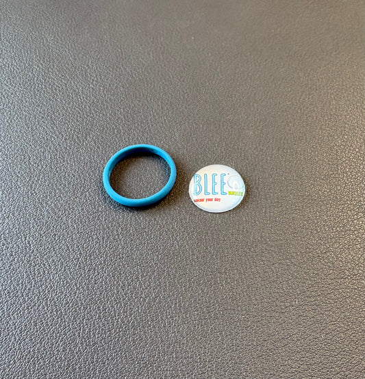 RING: COCKY PEACOCK blue