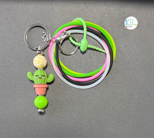 BLEE MINI FLIGHT CACTUS KEYCHAIN SET
