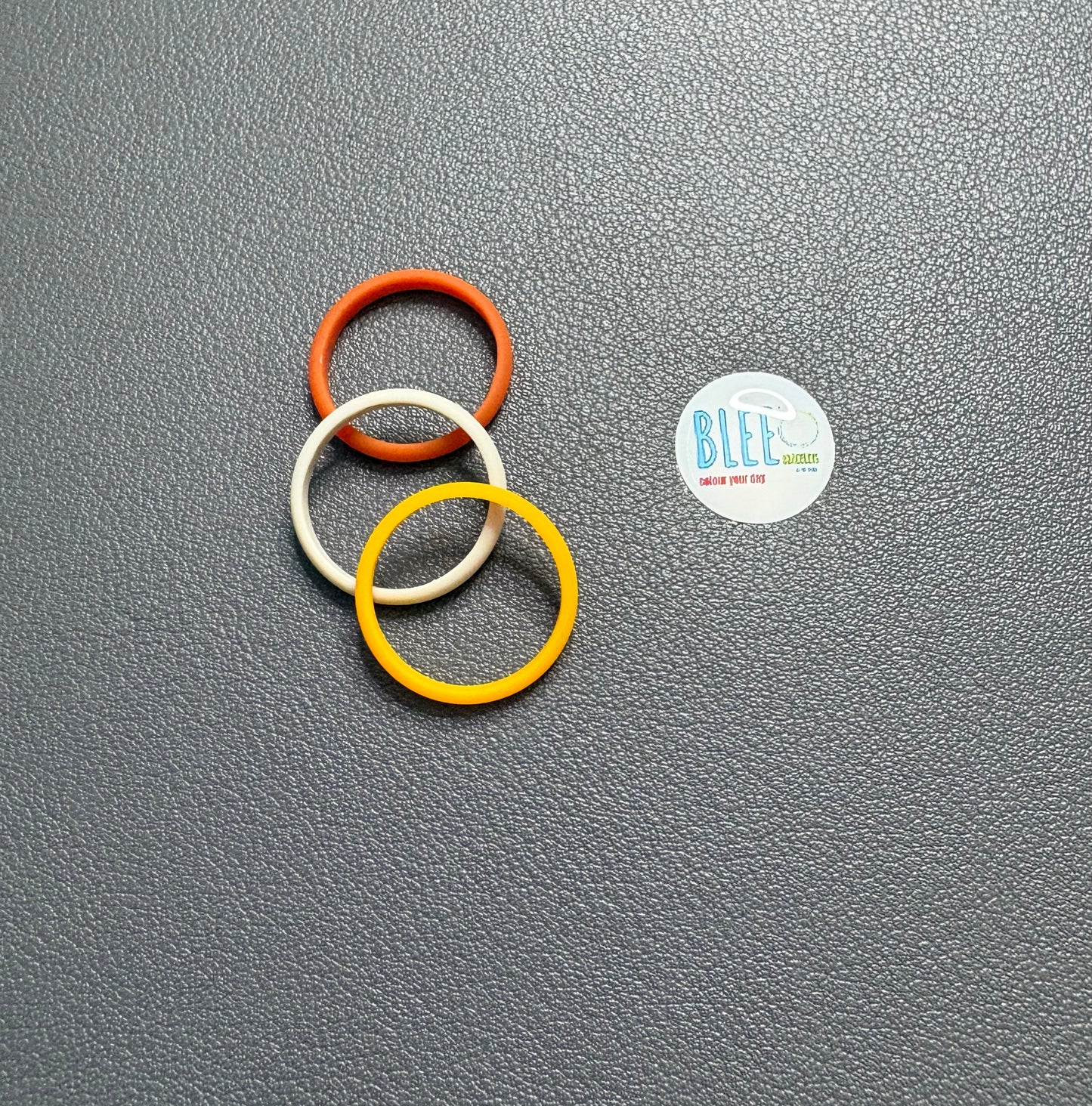 RINGS: 3pc PUMPKIN SPICE LATTE-ISH