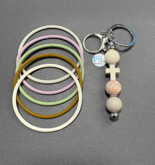 BLEE MINI FLIGHT WITH CROSS KEYCHAIN SET